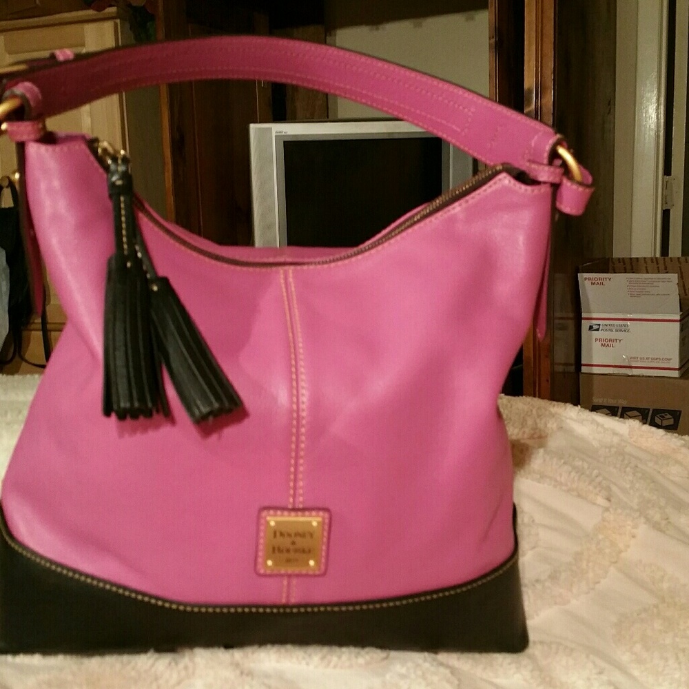 DOONEY & BOURKE SOPHIE HOBO BAG IN ORCHID